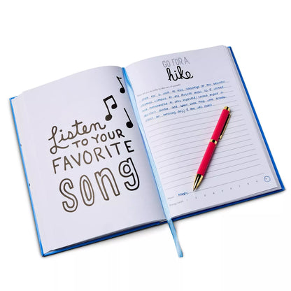 Eccolo "7X9" Self Care Journal Blue