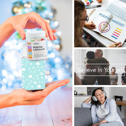 Positive Messages in a Bottle (60+ Positive Affirmations), Self Care Gifts for Women Men, Daily Positivity Self Care Kit with Pre-Written Inspirational Messages for Relaxation Mindful Calm