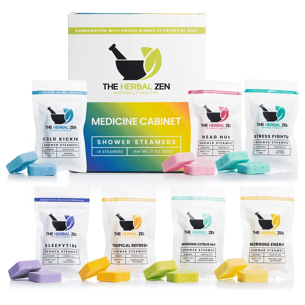 Shower Steamers Aromatherapy Bombs (Variety Pack) - Valentines Day Gift for Her and Him Made in USA - Shower Tablets Aromatherapy - Natural Essential Oil - Self Care Gifts for Women and Men (14 Pack)