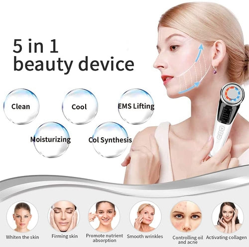 Facial Massager Ultrasonic Vibration Wrinkle Remover Anti-Aging